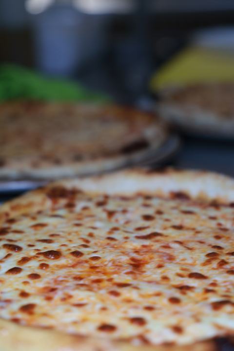 Pizza from the oven