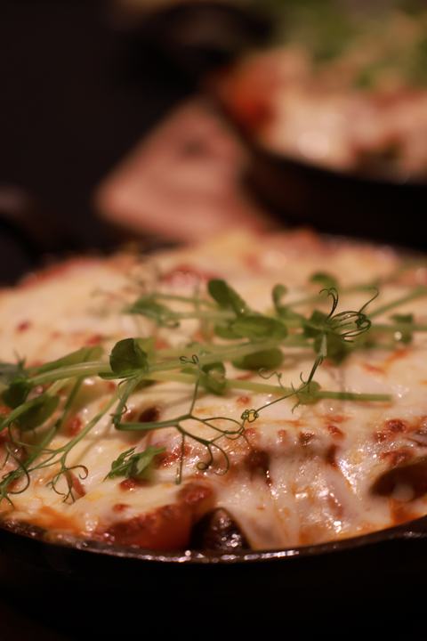 Baked and bubbling